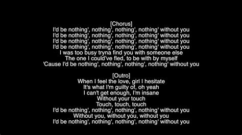 lyrics to nothing without you